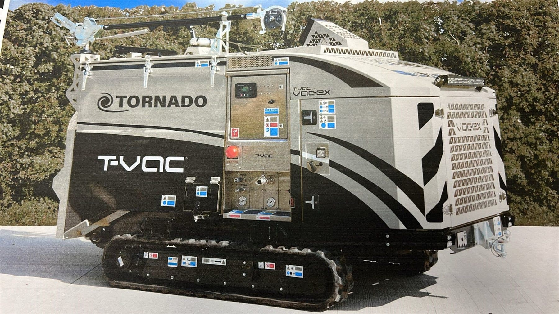 Tornado T-VAC grondzuigmachine, te huur bij Tornado Rent